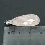 Pandantiv cuart roz lacrima fatetat