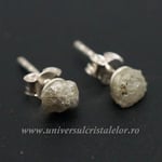 Cercei diamant brut