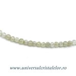 Colier granat verde rotund fatetat - 2,7 mm