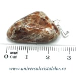 Pandantiv granat in marmura