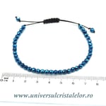 Bratara hematit albastru