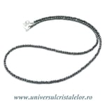 Colier hematit fatetat rotund - 2,3 mm