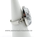 Inel howlit oval reglabil m5