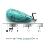 Pandantiv howlit albastru picatura