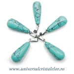 Pandantiv howlit albastru picatura