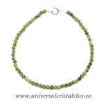 Bratara jad ( nefrit ) rotund fatetat - 3mm