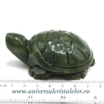 Figurina jad ( nefrit ) broasca testoasa unicat m02