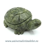 Figurina jad ( nefrit ) broasca testoasa unicat m03