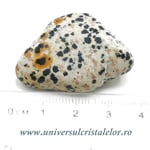Jasp dalmatian piatra rulata