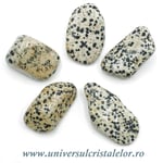 Jasp dalmatian piatra rulata