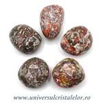 Jasp piele leopard piatra rulata