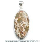 Pandantiv jasp leopard