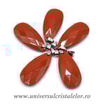 Pandantiv jasp rosu lacrima fatetat