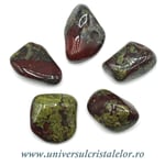 Jasp sangele dragonului piatra rulata