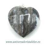 Pandantiv jasp oceanic inima