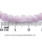 Bratara kunzit cub fatetat - 5 mm