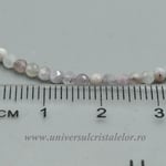 Bratara kunzit rotund fatetat 2,7 mm