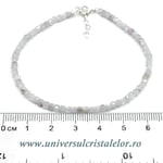 Bratara kunzit cub fatetat - 2,7 mm