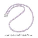 Colier kunzit cub fatetat - 3,7 mm