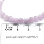 Colier kunzit cub fatetat - 5 mm