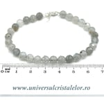 Bratara labradorit rotund fatetat- 5,7mm