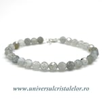 Bratara labradorit rotund fatetat- 5,7mm