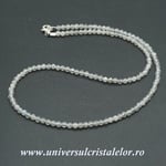 Colier labradorit rotund fatetat - 3,5 mm