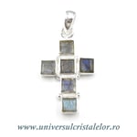 Pandantiv labradorit cruciulita