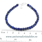 Bratara lapis lazuli cub fatetat - 4,3mm