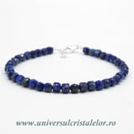 Bratara lapis lazuli cub fatetat - 4,3mm