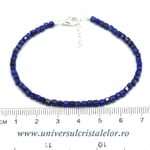Bratara lapis lazuli cub fatetat - 3mm