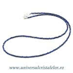 Colier lapis lazuli rotund - 2 mm