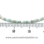 Bratara larimar rotund fatetat - 2,2mm