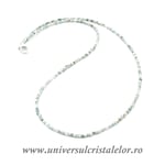 Colier larimar rotund fatetat - 2.2 mm