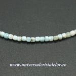 Colier larimar cub fatetat - 2.5 mm