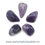 Lepidolit piatra rulata