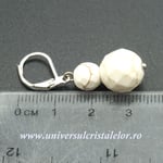 Cercei magnezit rotund fatetat-10mm m03