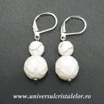 Cercei magnezit rotund fatetat-10mm m03