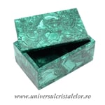 Caseta bijuterii malachit