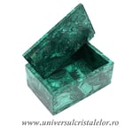 Caseta bijuterii malachit