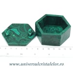 Caseta bijuterii malachit