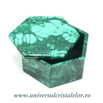 Caseta bijuterii malachit