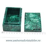 Caseta bijuterii malachit