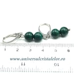 Cercei malachit