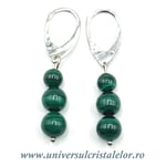 Cercei malachit