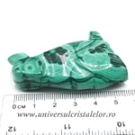 Figurina malachit caine