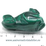 Figurina malachit caine