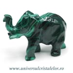 Figurina malachit elefant