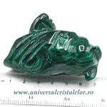 Figurina malachit bufnita