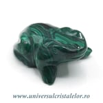 Figurina malachit broasca raioasa